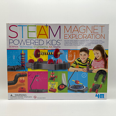 #ad 4M Toysmith STEAM Powered Kids Super Magnet Exploration Experiments amp; Games