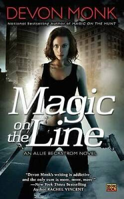 #ad Magic on the Line: An Allie Beckstrom Novel Mass Market Paperback GOOD