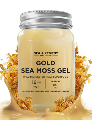 Sea Remedy Sea Moss Gel Raw WildCrafted Natural Health Boost Irish Superfood