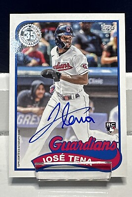 #ad #ad 2024 Topps Jose Tena 1989 35th Anniversary Autograph Rookie RC