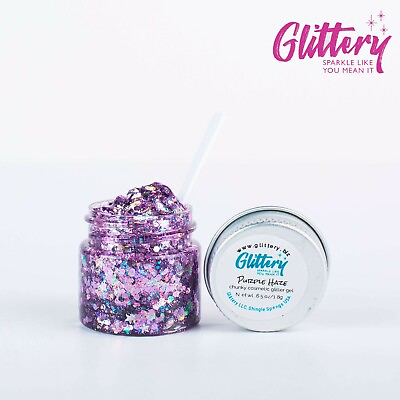 #ad Chunky Glitter Gel Festival Glitter for Dance Cheer Purple Haze .65oz