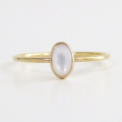#ad Gold Pearl Ring Pearl Ring Natural Pearl Ring Mother of Pearl Ring June Ring