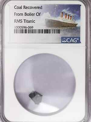 #ad NGC Coal Recovered from RMS Titanic Boiler