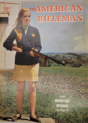 The American Rifleman Magazine October 1968 Vintage