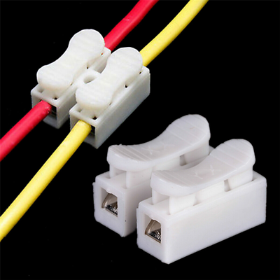 #ad 1000pcs Self Lock Electrical Cable Connectors Quick Splice Lock Wire Terminals