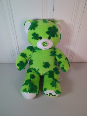 #ad Build a Bear Clover Shamrock Irish St Patricks Day Teddy Bear