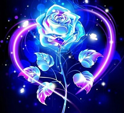#ad Diamond Painting DIY Rose 5D Artistic Design Embroidery House Display Decoration