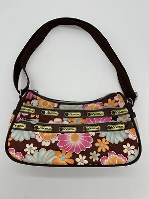 Tokidoki for lesportsac Shoulder Strap Purse Flower with Multiple Zipper Pockets