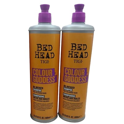 #ad 2X TIGI Bed Head Color Goddess Oil Infused Shampoo 20.29oz 2 PACK