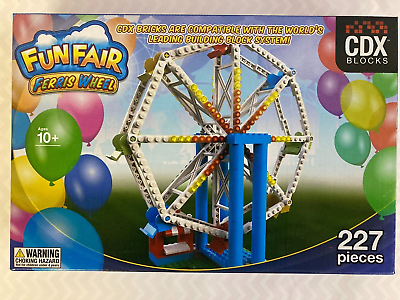 #ad Ferris Wheel Fun Fair CDX Blocks Carnival Rides Building Kit New