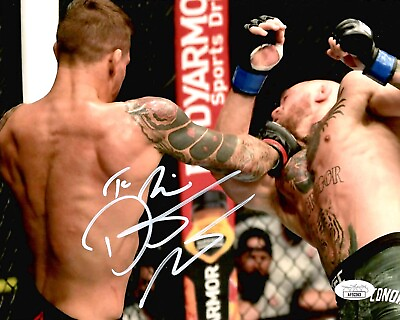 Dustin Poirier autographed signed inscribed 8x10 photo UFC JSA Conor McGregor