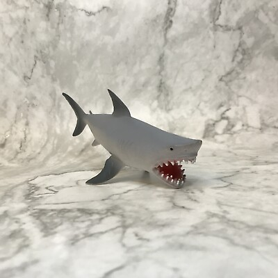 Boley Realistic Bull Shark Nature World Figure 6 1 2quot; L PVC figurine Sea toy T