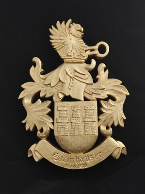 #ad Personalized Family Custom engraving artist work Family Crest Coat Arms Handmade