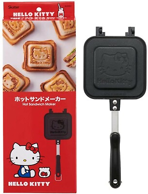 Sanrio Hello Kitty Hot Sandwich Maker ALHOS1 For Gas Stove Only Frying Pan New