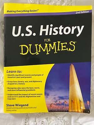 #ad U.S. History For Dummies Wiegand Steve 2nd Edition.