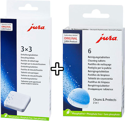 #ad Capresso Jura Cleaning Tablet 6 pk and Capresso 66281 9 Pack Decalciying Tablets