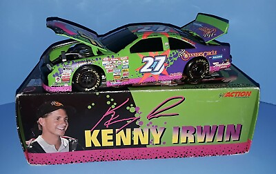 #ad NEW KENNY IRWIN #27 NERF For NASCAR 1:24 Limited Edition Diecast Bank 1 of 3500