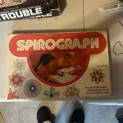 #ad Vintage 1974 Kenner’s Spirograph No. 1421 Complete with Original Pens NICE