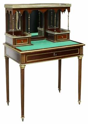 #ad Antique Desk Lady#x27;s French Louis XVI Style Mahogany Bonheur Du Jour 1800#x27;s