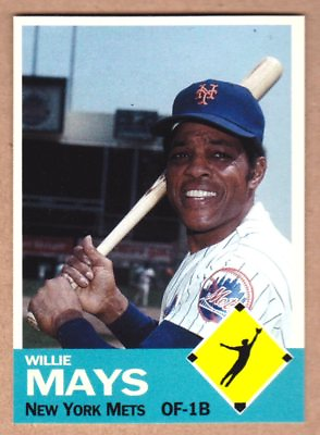 Willie Mays #x27;72 New York Mets Monarch Corona Diamond Collection #3