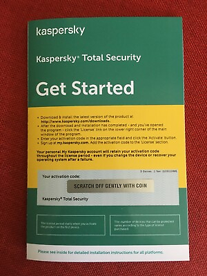 #ad Kaspersky Total Security 2024 3 Devices PC Mac Android Exp: 3 28 25 Key Card