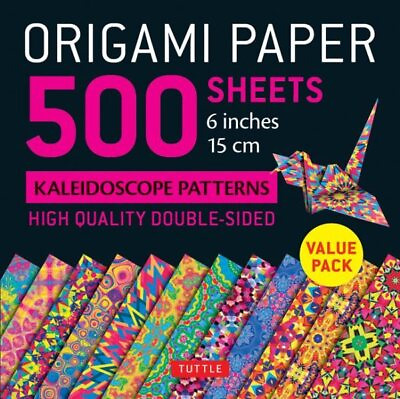 #ad Origami Paper 500 Sheets Kaleidoscope Patterns 6quot; 15 Cm : Tuttle Origami...