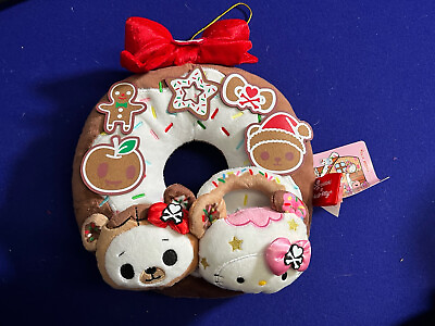 Tokidoki Hello Kitty Christmas Plush Wreath New