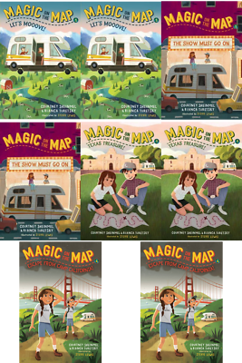 #ad Magic on the Map Series All 4 Books in Hardcover