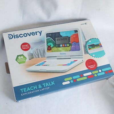 discovery kids teach talk exploration laptop NEW with Box