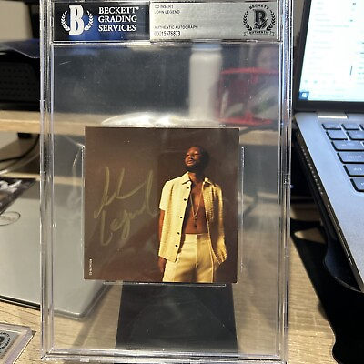 John Legend Signed CD Booklet Autograph BECKETT Encased Authenticated