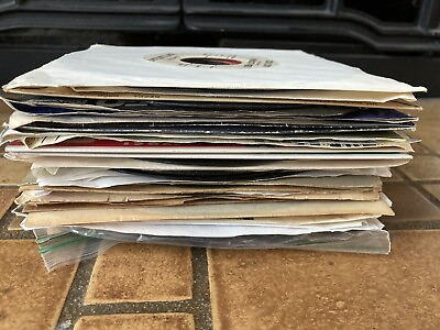 LOT OF 50 45 RPM Records Jukebox Stuffer GENRES ROCK POPCOUNTRYSOUL 50S 90#x27;S
