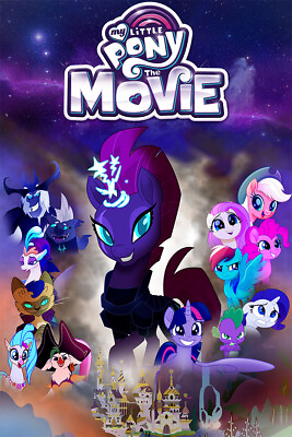 #ad My Little Pony The Movie Animated Art Home Print POSTER 20x30