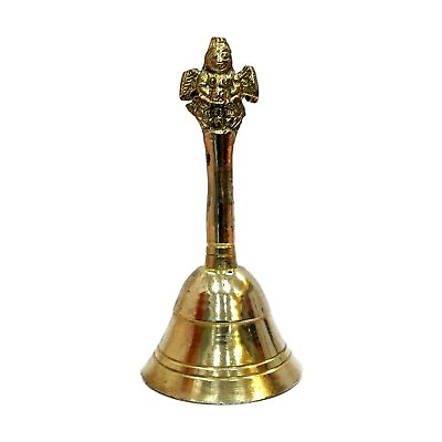 #ad Ghanti Bell Pooja Ghanti Mandir Aarti Poojan Brass Bell Holy Indian Pooja Big