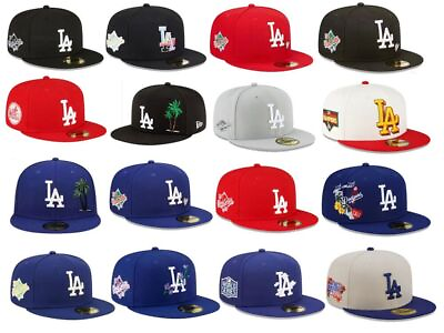 #ad #ad NEW ERA Los Angeles Dodgers Baseball Cap 59FIFTY 5950 LA Fitted Cap Multi Size