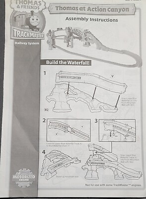 #ad Thomas The Train Trackmaster Manual At Action Canyon Assembly Instructions ONLY