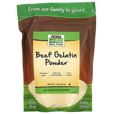 #ad Real Food Beef Gelatin Powder 1 lb 454 g
