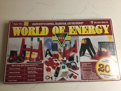 Vintage Super Labs Energy Experiment Kit for 10 Years old amp; up STEM Educational