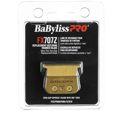 #ad BaBylissPRO Gold Titanium Replacement T Blade Deep Tooth FX707 FX787