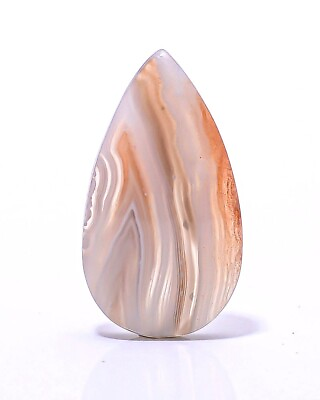 #ad Pear Shape 13 Ct Natural Botswana Agate Cabochon Loose Gemstone 20 X 15 X 5 mm