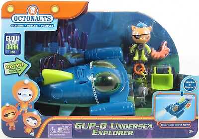 OFFICIAL Fisher Price Octonauts Gup Q Undersea Explorer playset with Kwazii NEW