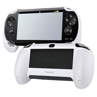 #ad White Hand Grip Bracket Joypad Handle Holder For Sony PS Vita PSV