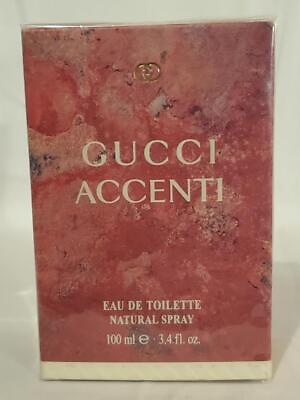 #ad *SCANNON* GUCCI ACCENTI perfume HUGE 3.4oz 100ml EXTREMELY RARE *FREE SHIPPING*