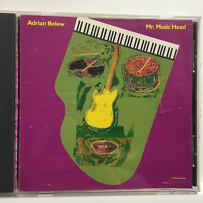 Adrian Belew Mr. Music Head CD1989Atlantic A2 81959Bonus Track EARLY PRESS