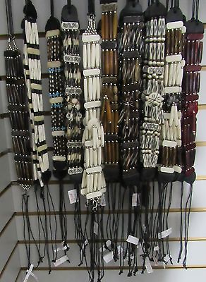 #ad Bone Choker 4 Row Hairpipe 26quot; 13 color choices