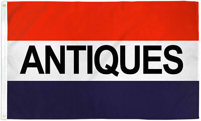 #ad Antiques Flag 3x5ft Antique Shop Banner Sign Bandera Antiguedades Antique Sale