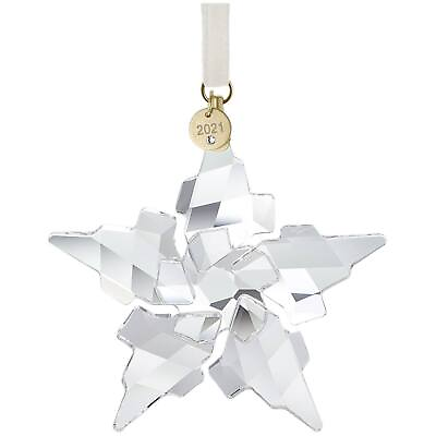 #ad Swarovski Decorative Ornament Star Shape Timeless White Crystal Creation 5557796