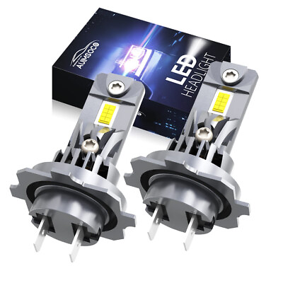 #ad H7 LED Headlight Bulb Kit High Beam 6500K 50000LM White Bulbs Bright Lamp CANBUS