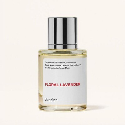 #ad Floral Lavender Dossier Eau De Parfum. Size: 50ml 1.7oz. Perfume Fragrance