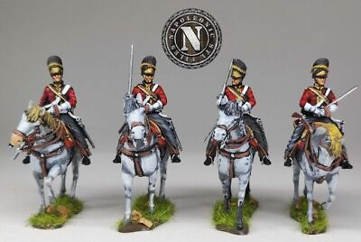 #ad Napoleonic 28mm British Heavy Cavalry Various Units Waterloo Wargames Collectors