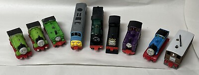 #ad 8 Die Cast Thomas The Tank Engines and 1 Coach